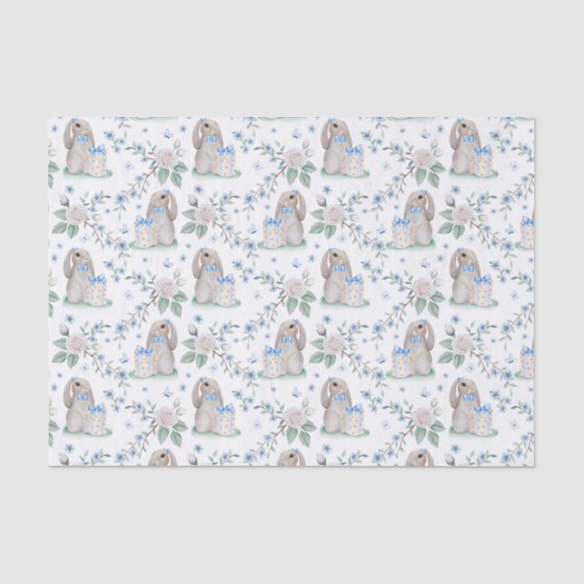 Papel De Seda Coelhos de Primavera (Frente )