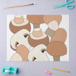Papel De Seda Cogumelo Comestível Fungo Fungos