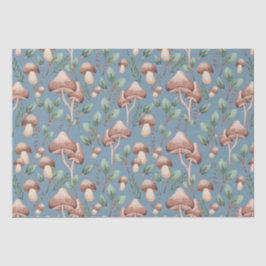 Papel De Seda Cogumelo Florestal Eucalyptus Azul de Ocasião