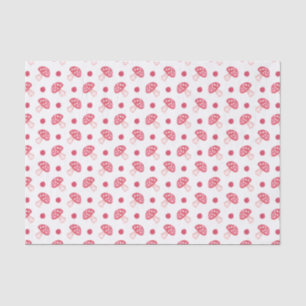 Papel De Seda cogumelos vermelhos bonitos e bolinhas da aguarela