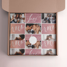 Colagem de Fotos do Namorados XOXO Love