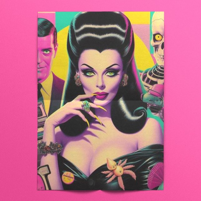 Papel De Seda Colagem de Góticos Retrowave (Criador carregado)