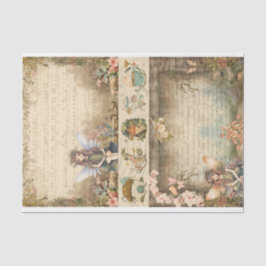 Papel De Seda Colagem de Leite de Lixo do Artista de Mídia Mistu