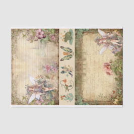 Papel De Seda Colagem de Leite de Lixo do Artista de Mídia Mistu