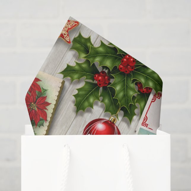 Papel De Seda Colagem de Memórias de Férias (Sacola de presentes)