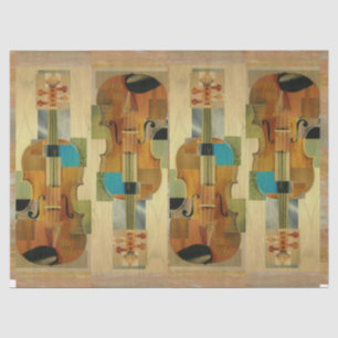 Papel De Seda Colagem de Peças de Instrumentos para Violinos Co