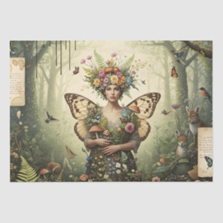 Papel De Seda Colagem de Tecido de Artífice-Fada