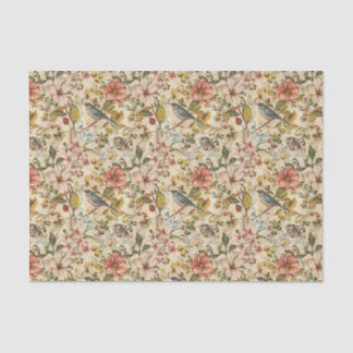 Papel De Seda Colagem de Whimsy Botânica