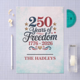Papel De Seda Colagem do céu do 250º aniversário da América