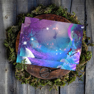 Papel De Seda Colagem do Conceito de Relógio de Tempo Retroativ