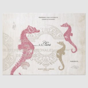 Papel De Seda Colagem Francesa com Vintage, Colagem Francesa, de