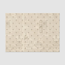 Papel De Seda Colagem Vintage Mushroom