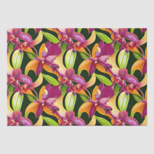 Papel De Seda Coleção Aloha Lush Vibrante Botânico Floral