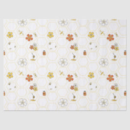 Papel De Seda Coleção Caprichosa de Mel e Abelhas