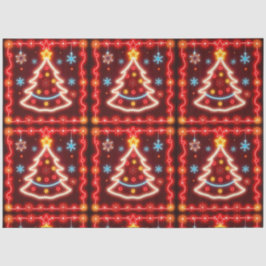 Papel De Seda Coleção de Férias de Natal Populares Neon