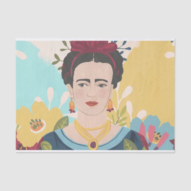 Papel De Seda Coleção de Jardins de Frida (Frente )