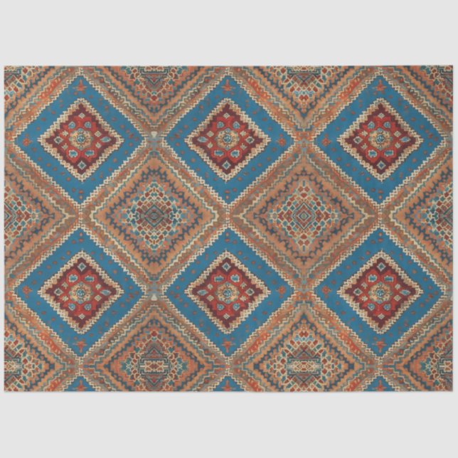 Papel De Seda Coleção de Padrões Antigos e Populares Turcos (Frente )