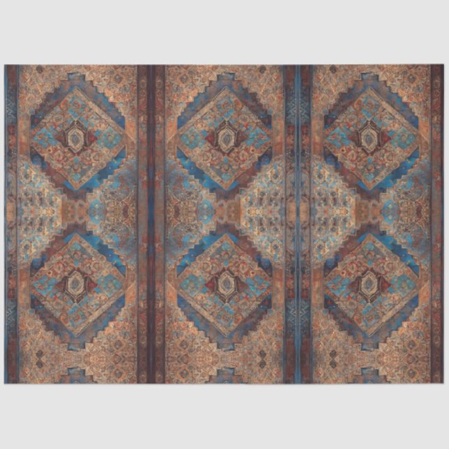 Papel De Seda Coleção de Padrões Antigos Trendy Persian (Frente )