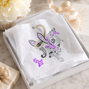 Papel De Seda Coleção de Paisley Botânico Luxuoso