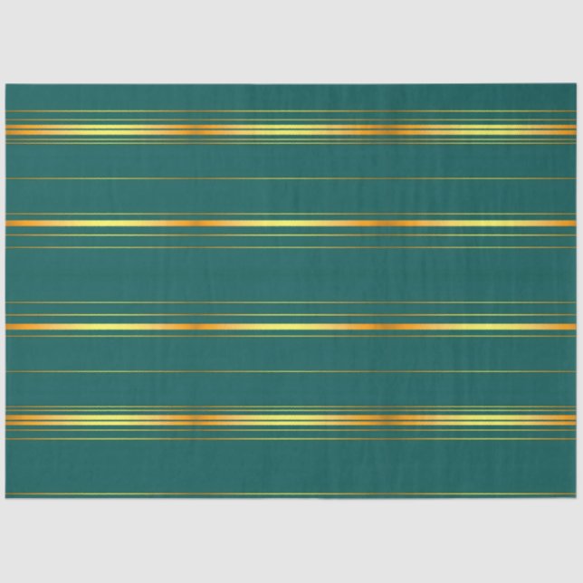 Papel De Seda Coleção de Textura Dourada Verde Moderna Linen Lux (Frente )