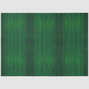 Papel De Seda Coleção de Textura Linen Dourada Verde de Trendy d