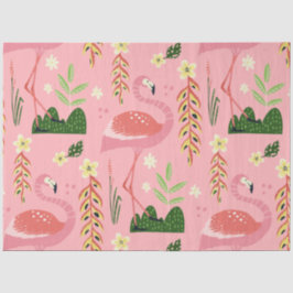 Papel De Seda Coleção de Verão Flamingo Um Design 7