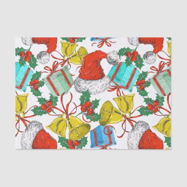Papel De Seda Coleção de Vestes de Natal (Frente )