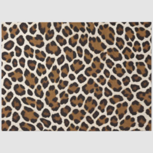 Papel De Seda Coleção Elegante de Leopardo Branco Trendy Luxury