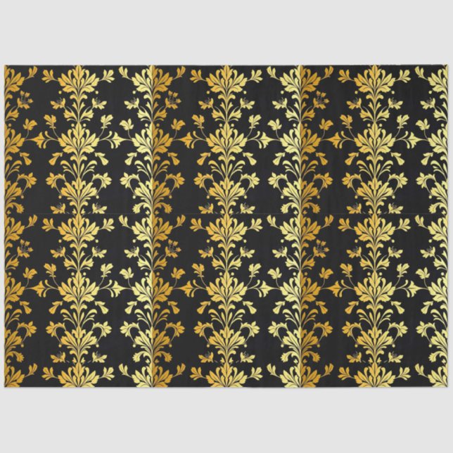 Papel De Seda Coleção Floral Elegante de Luxo Popular (Frente )