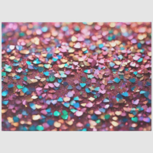 Papel De Seda Coleção Holográfica de Tendência Opal da Glitter