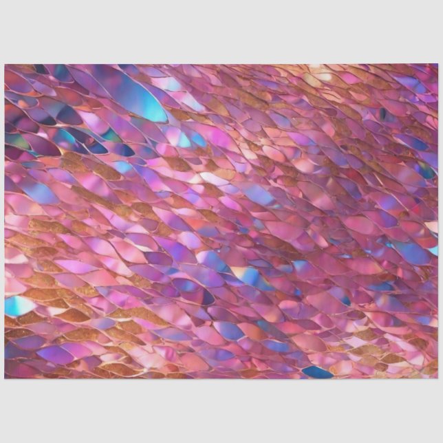 Papel De Seda Coleção Holográfica Opal Popular da Litter (Frente )