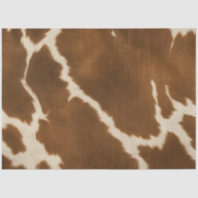 Papel De Seda Coleção Moderna de Couros de Vaca Erva (Frente )