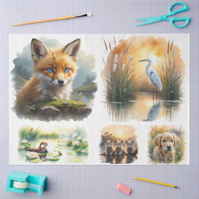 Papel De Seda Coleção Pintada Gone Wild (Arte )