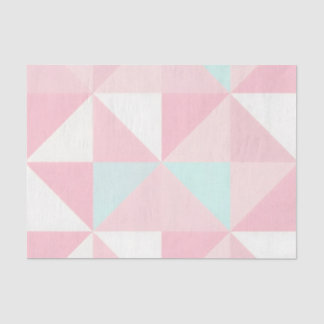 Papel De Seda Coleção Popular Abstrata Rosa Bege Menta