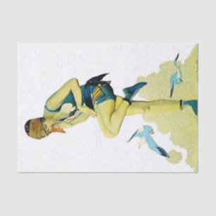 Papel De Seda Coles Phillips ‘Garota Desaparecendo’ “Um Banho R