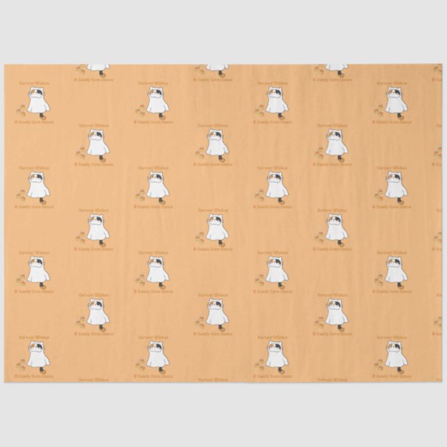 Papel De Seda Colheita de Desejos e Kisses de Milho Doce (Frente )