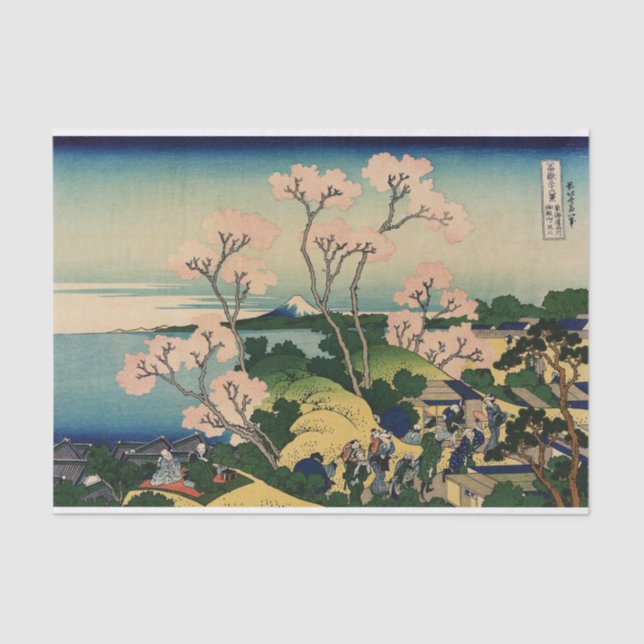 Papel De Seda Colina de Goten-yama, Shinagawa no Tôkaido. (Frente )