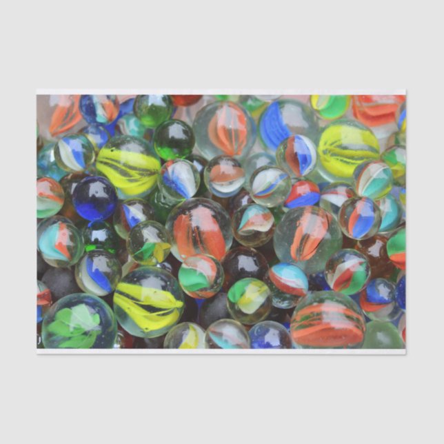 Papel De Seda Collection of Glass Marbles (Frente )