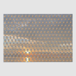 Papel De Seda Coloração do Sol no Céu de Praia Pacífica Pa