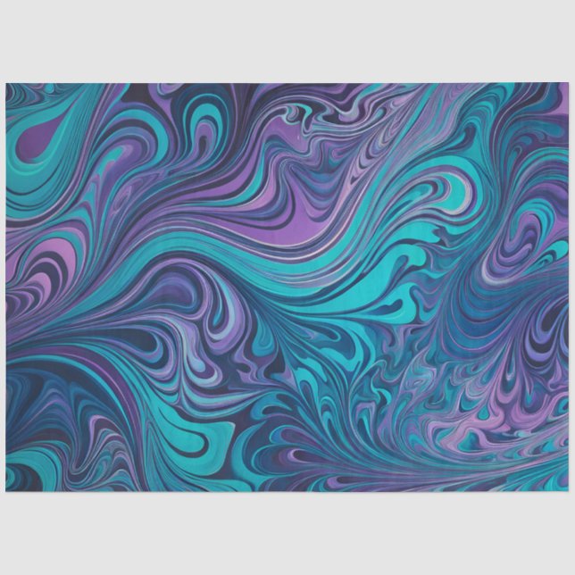 Papel De Seda Colorida Psychedelia Airpush Art Tissue Paper (Frente )