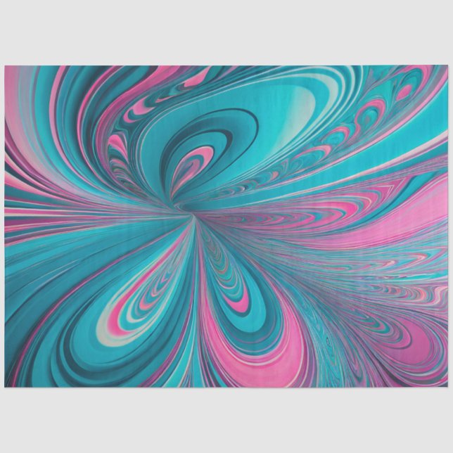 Papel De Seda Colorida Psychedelia Airpush Art Tissue Paper (Frente )