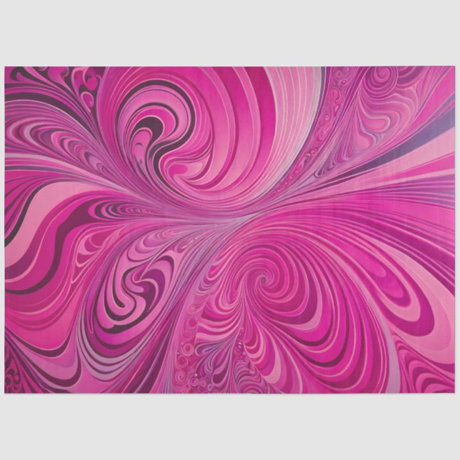 Papel De Seda Colorida Psychedelia Airpush Art Tissue Paper (Frente )
