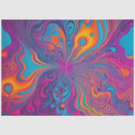 Papel De Seda Colorida Psychedelia Airpush Art Tissue Paper