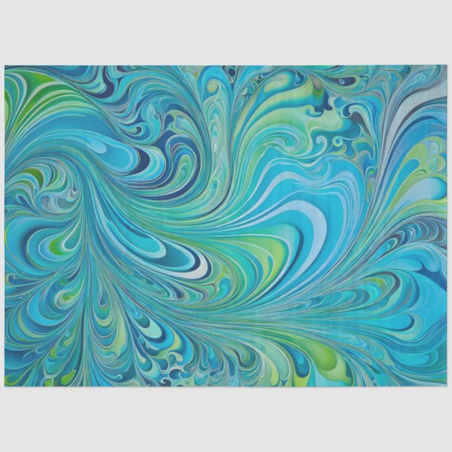 Papel De Seda Colorida Psychedelia Airpush Art Tissue Paper (Frente )