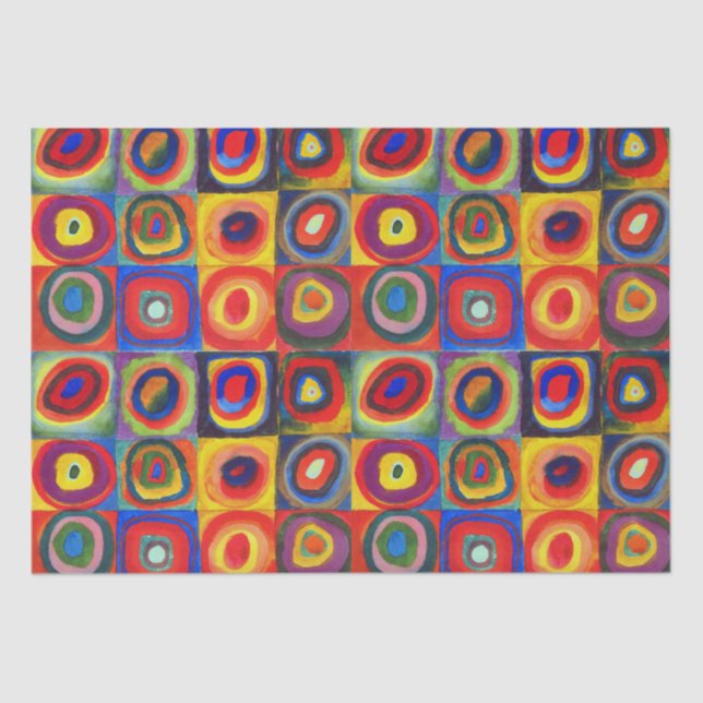 Papel De Seda Colour Study by Wassily Kandinsky (Frente )