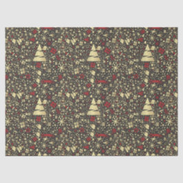 Papel de seda com design de Natal elegante