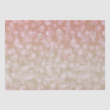 Papel de seda com efeito bokeh rosa e creme