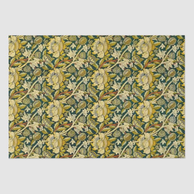 Papel de seda com padrão de William Morris (Frente )