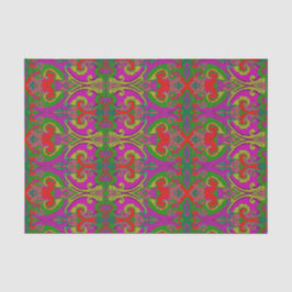 Papel de Seda com Redemoinhos Ousados (Roxo)