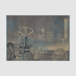 Papel De Seda Comboio Steampunk